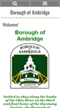 Mobile Screenshot of ambridgeboro.org