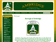 Tablet Screenshot of ambridgeboro.org